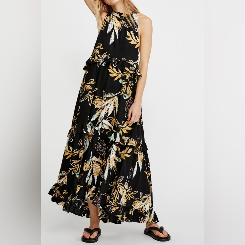 Free People | Anita Printed Maxi Dress - Floral - Boho - Vacation - Beachy